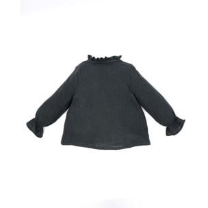 BLUSA GASA GRIS MARENGO
