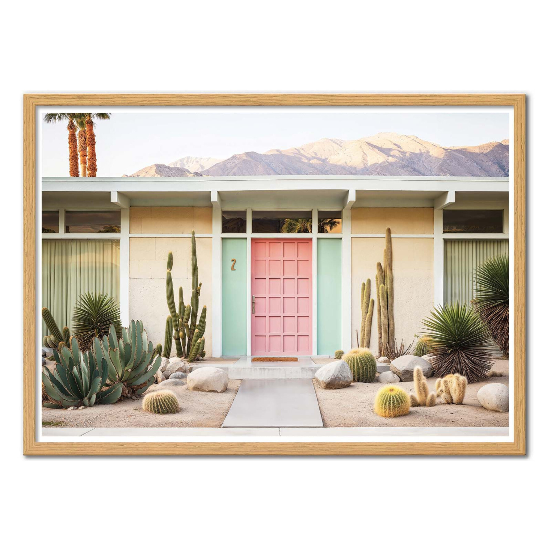Affiche - Palm Springs Mid-century - Philippe Hugonnard