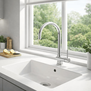 Robinet cuisine rabattable Masterline chromé