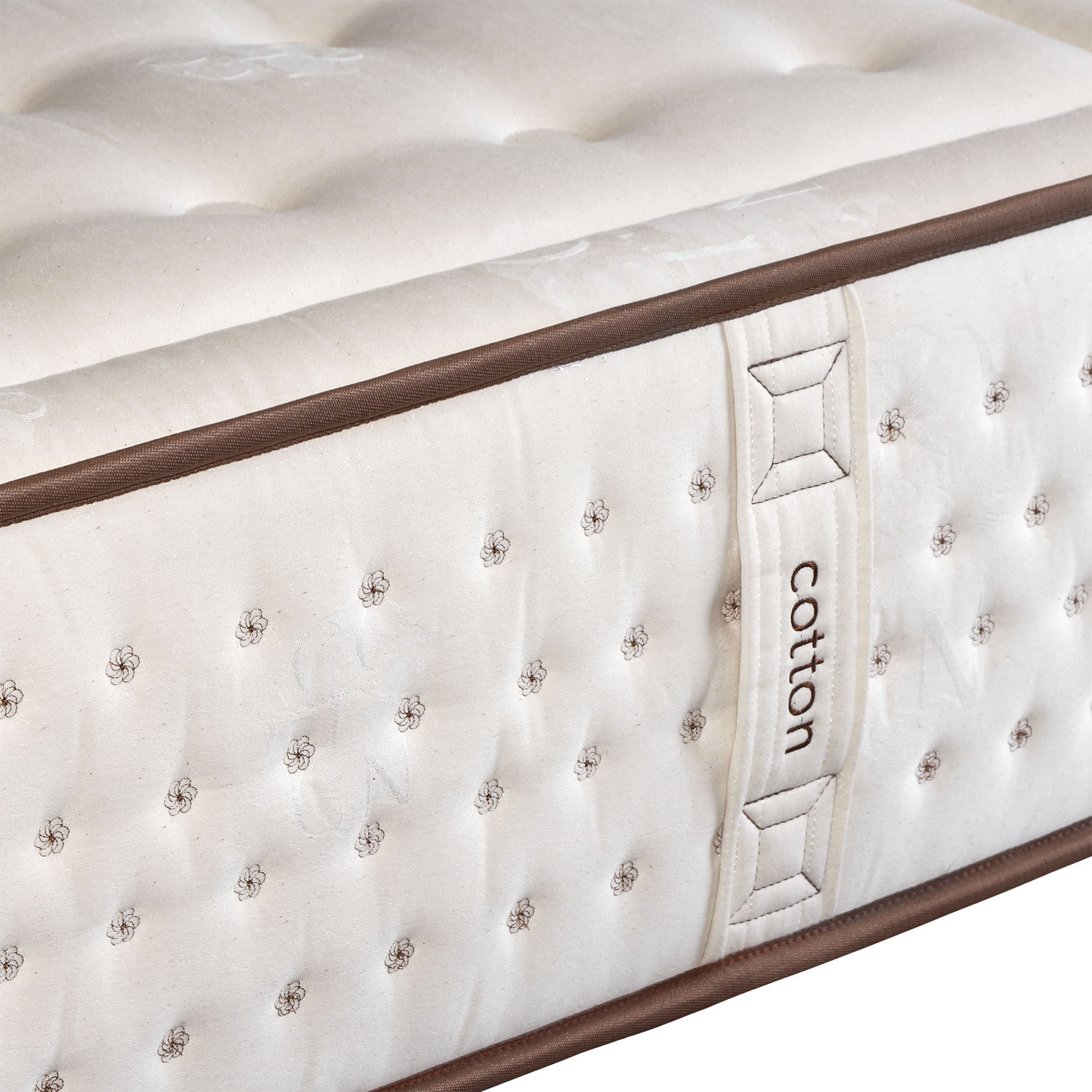 Colchón Viscoelástico Muelles Ensacados Cotton de SonnoMattress, Altura 30 cm