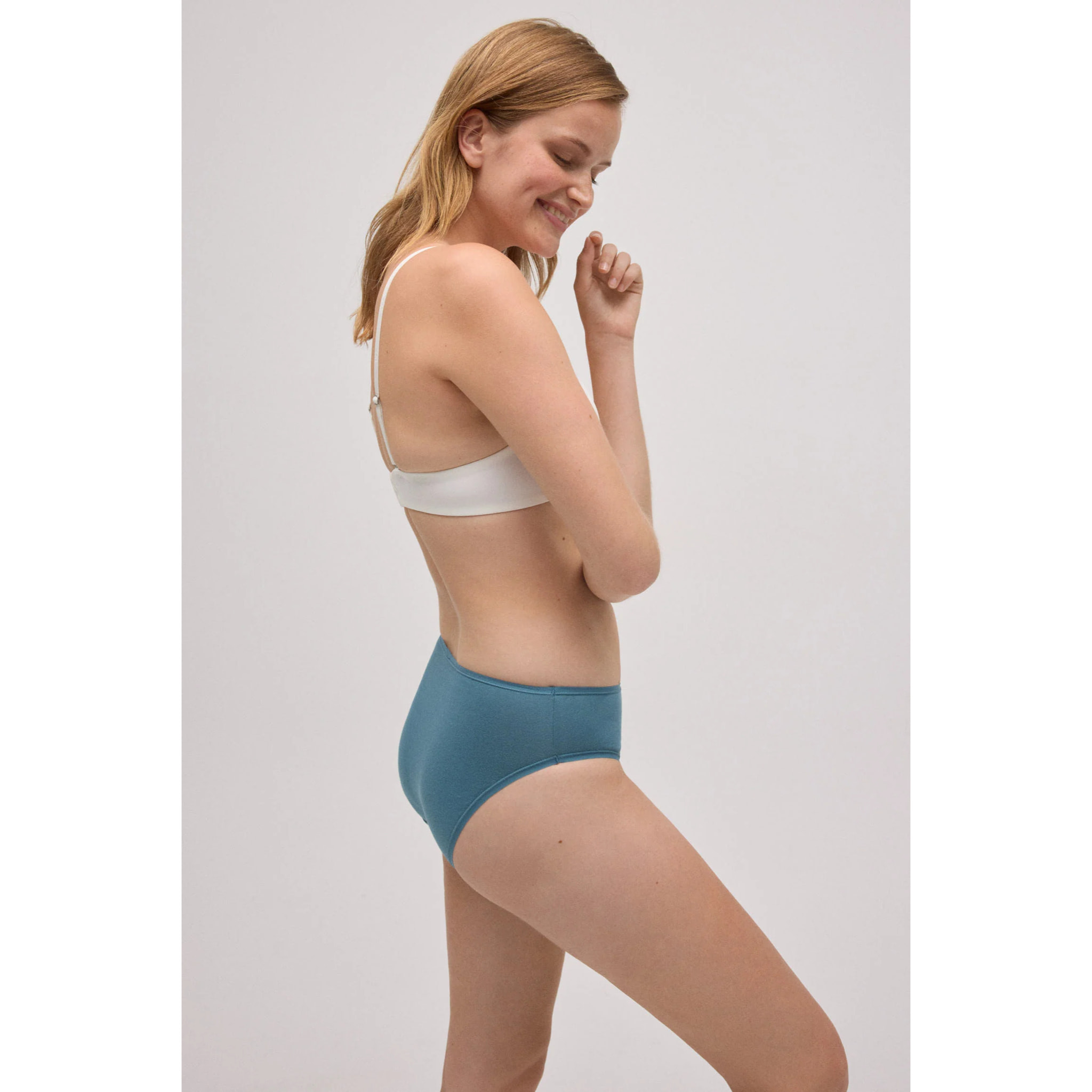 Confezione da 4 mutandine midi basico in cotone