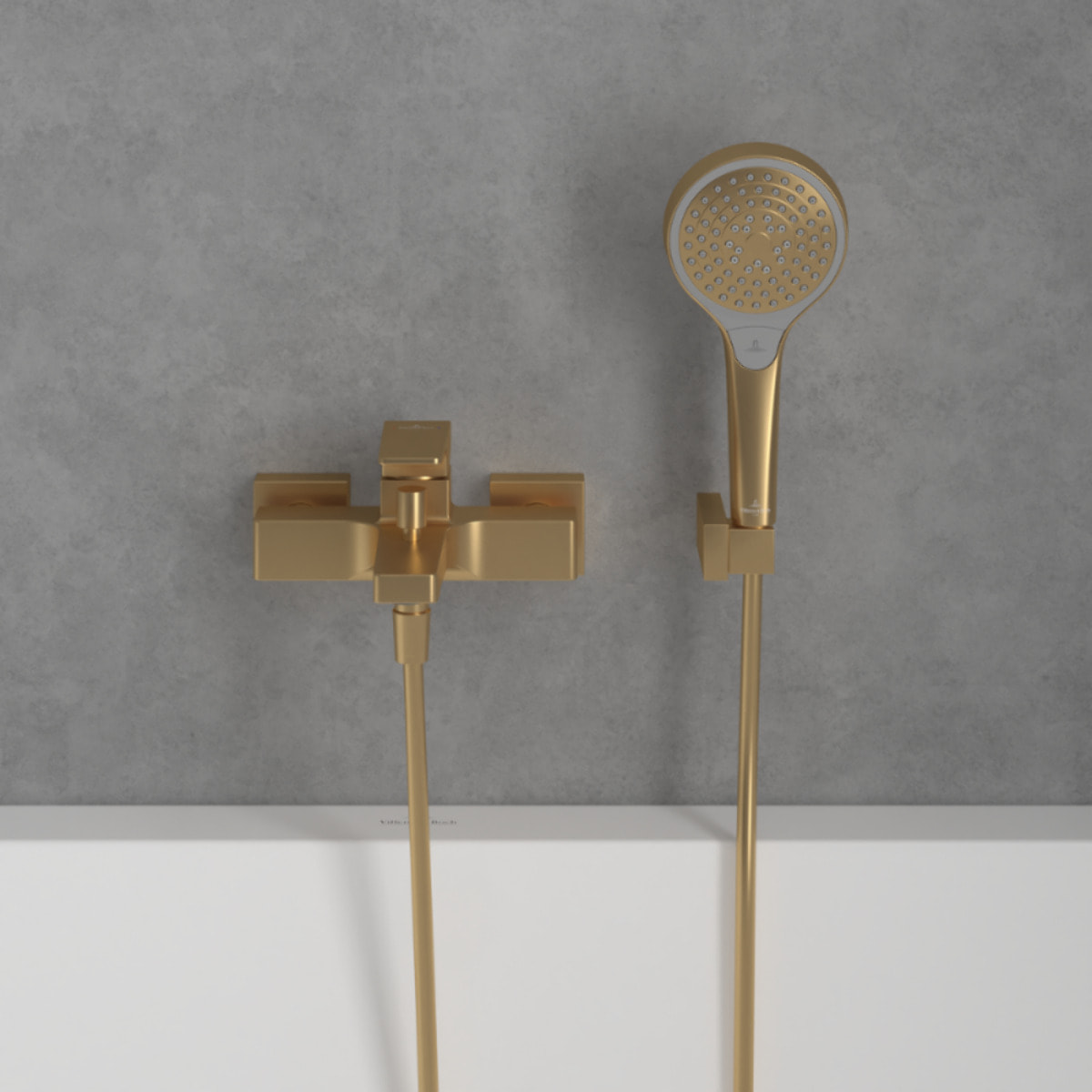 Mitigeur bain douche mécanique VILLEROY ET BOCH Architectura Square