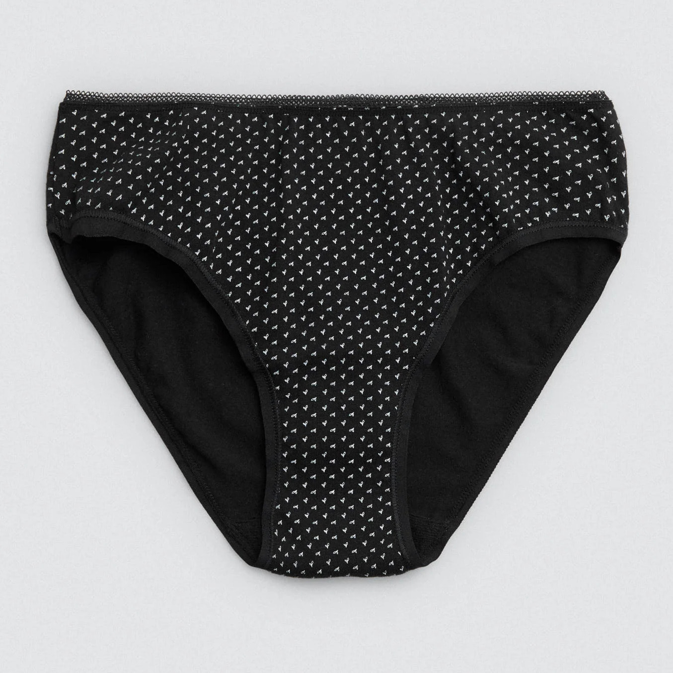 Confezione da 6 mutandine midi in cotone stampato