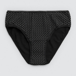 Confezione da 6 mutandine midi in cotone stampato