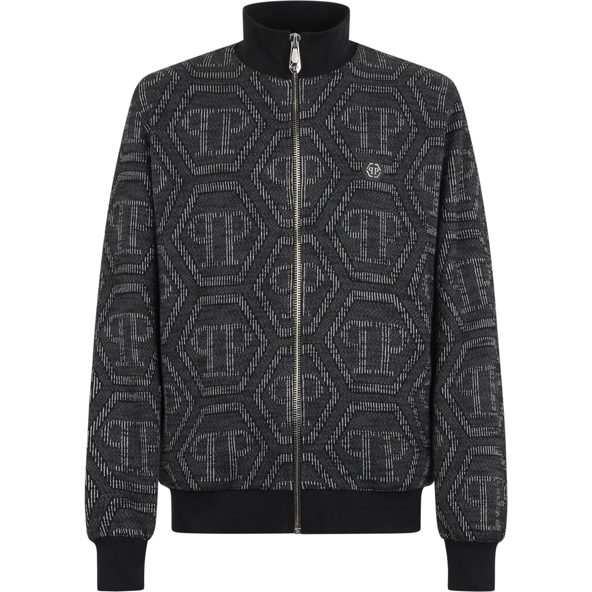 PHILIPP PLEIN Jacquard Tracksuit Jacket Monogram