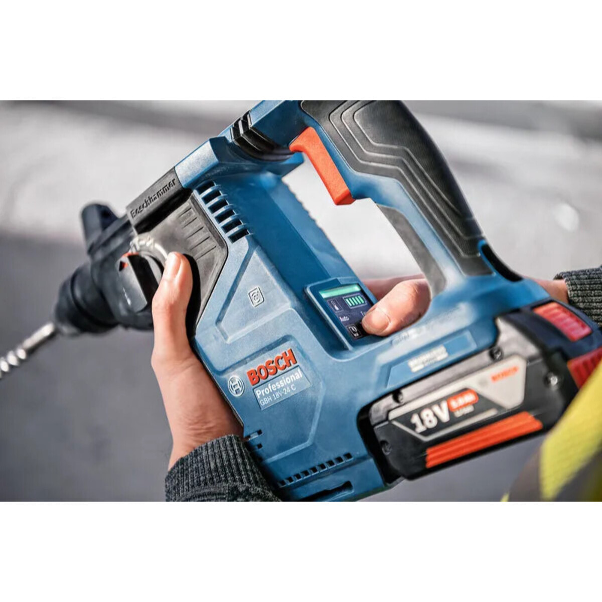Perforateur SDS Plus GBH 18V-24 C - BOSCH - sans batterie, ni chargeur - L-BOXX - 611923001