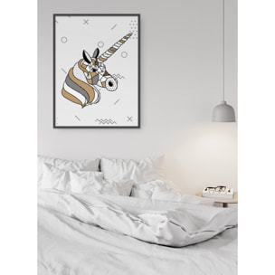 Affiche Licorne scandinave