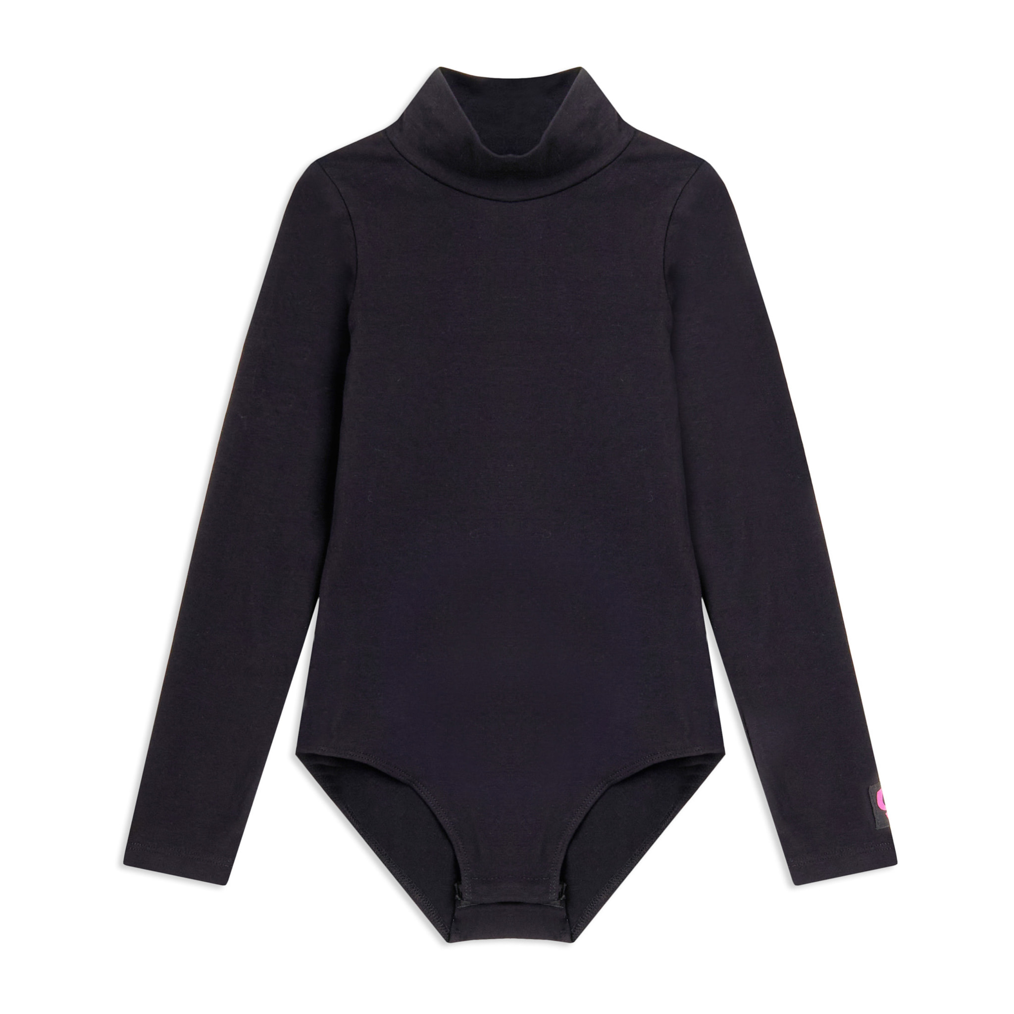 Body Junior a lupetto in cotone stretch