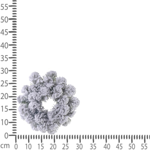 Corona natalizia - Pezzi 4 - 30xH30x30cm - Bianchi Dino SpA
