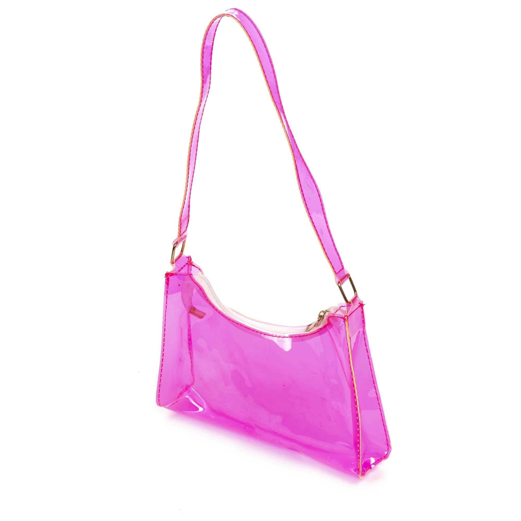 Zeri bolso de hombro de PVC transparente.