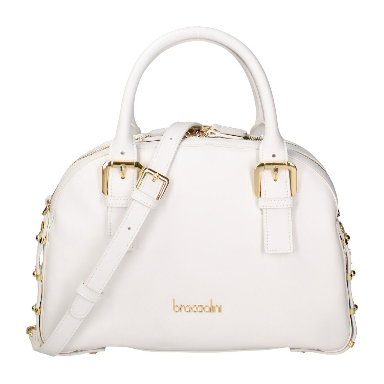 Borsa a mano da donna In Vera pelle Made in Italy 34,5x22x12 cm