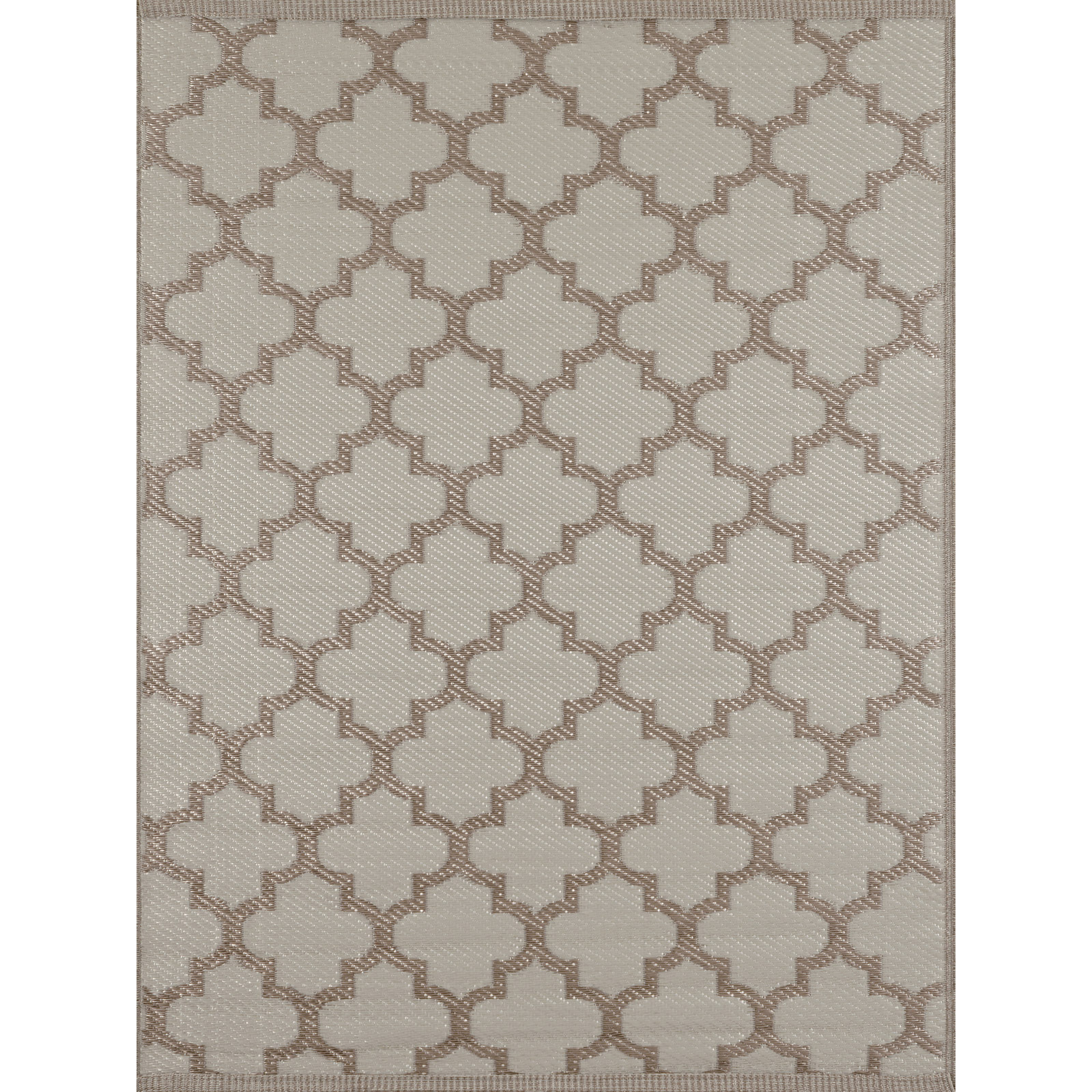 Scoobi - tapis d'exterieur anthracite motif éthnique