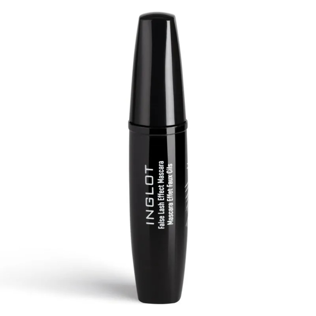 INGLOT False Lash Effect Mascara, Máscara de pestañas efecto volumen color negro, 12ml