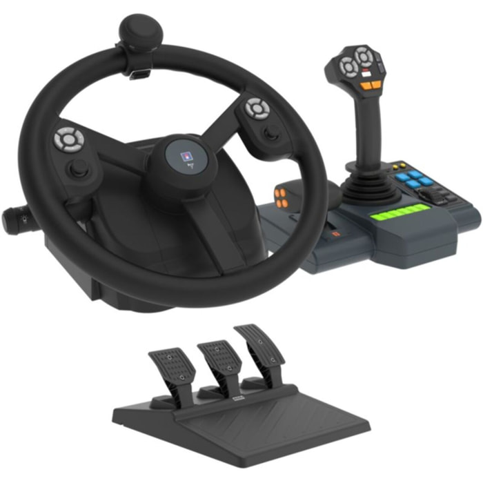 Volant + Levier de vitesses + Pédalier HORI Farming Vehicle Control System