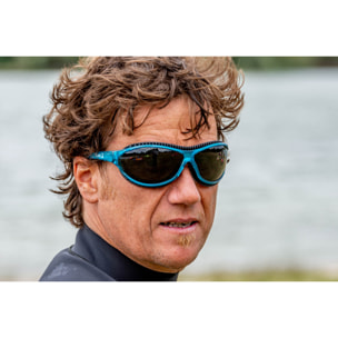 Gafas de deportes acuáticos OCEAN TIERRA DE FUEGO - Azul transparente / Ahumada