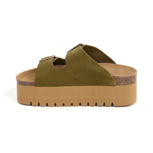 Sandalo Piattaforma Donna Kaki BILLOWY CACHI