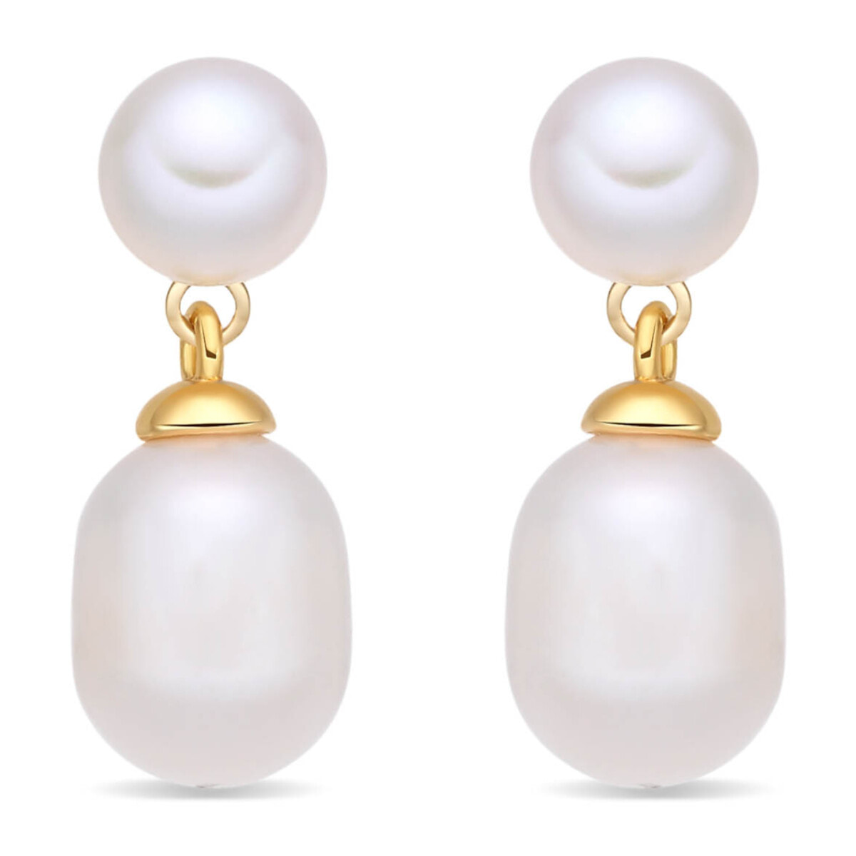 Pendientes Rakco acabado oro amarillo 18k