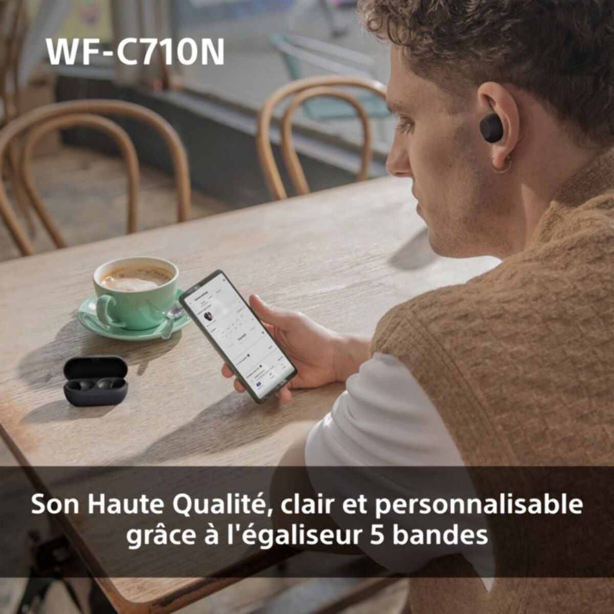 Ecouteurs SONY WF-C710N Rose