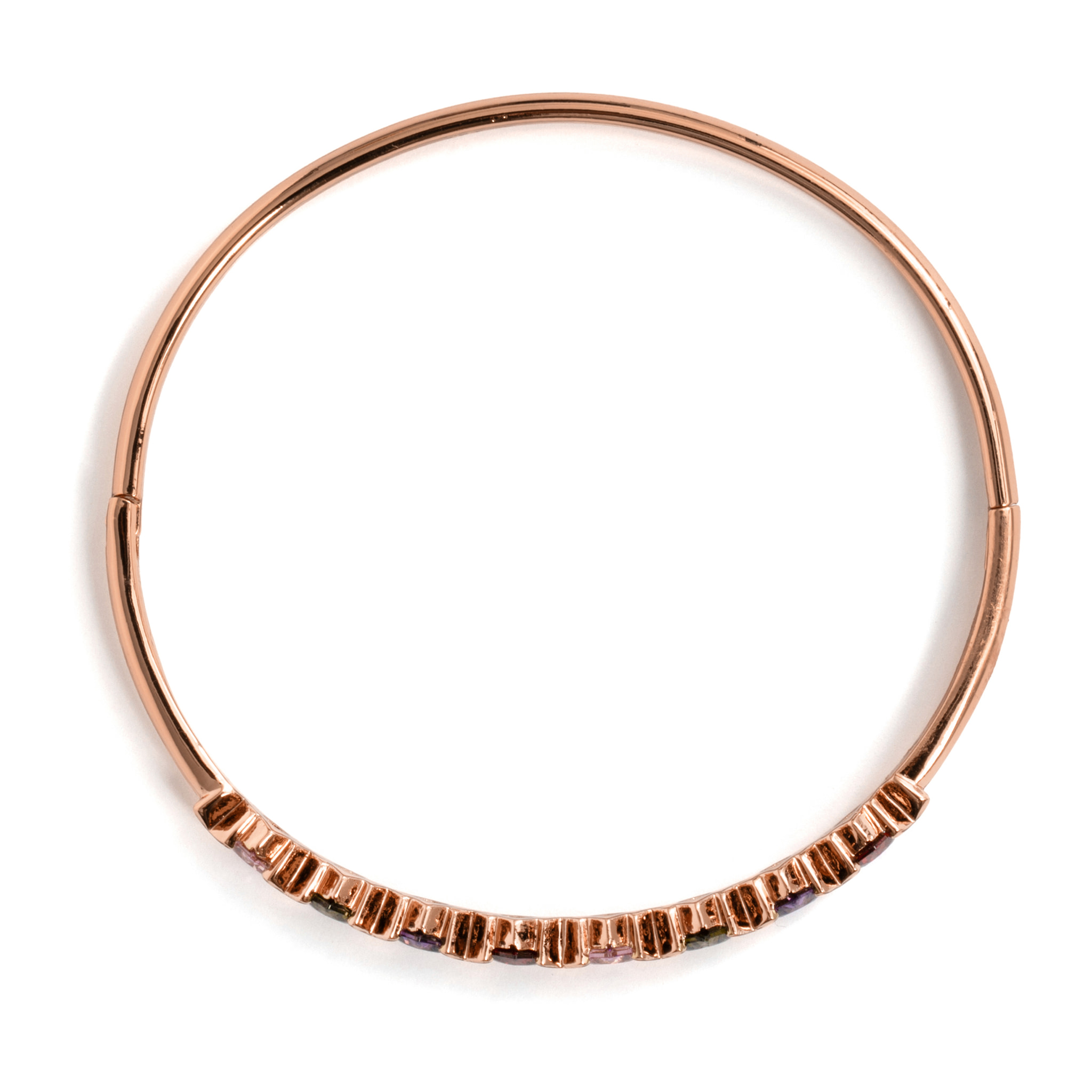Pulsera Belcas acabado oro rosa 18k