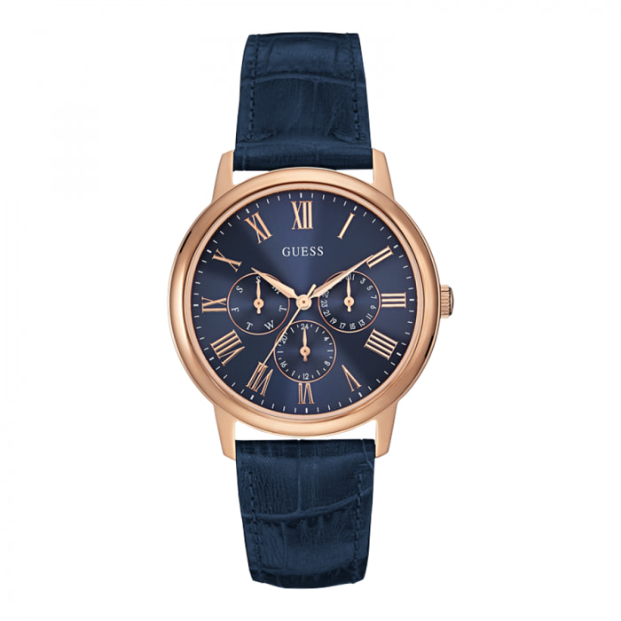 Reloj Guess W0496G4 Hombre Analogico Cuarzo con Correa de Pu & leather strap