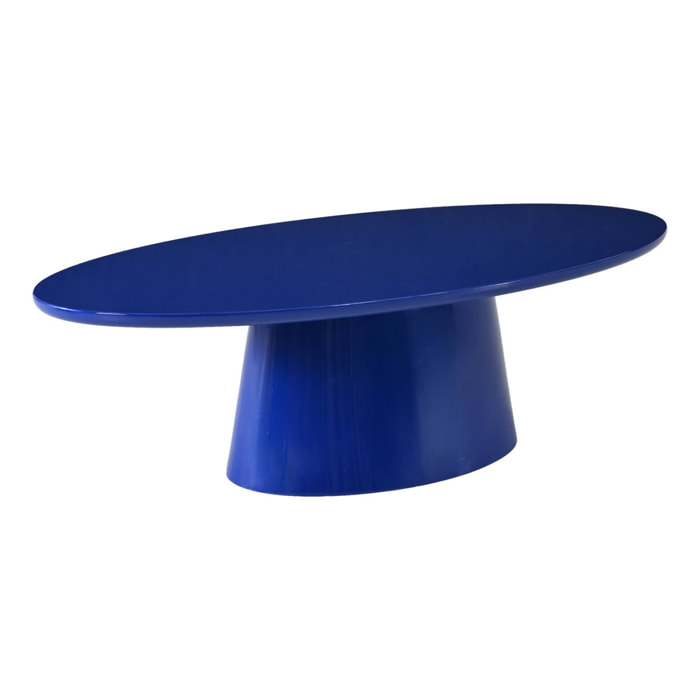 Table basse ovale finition glossy NELL