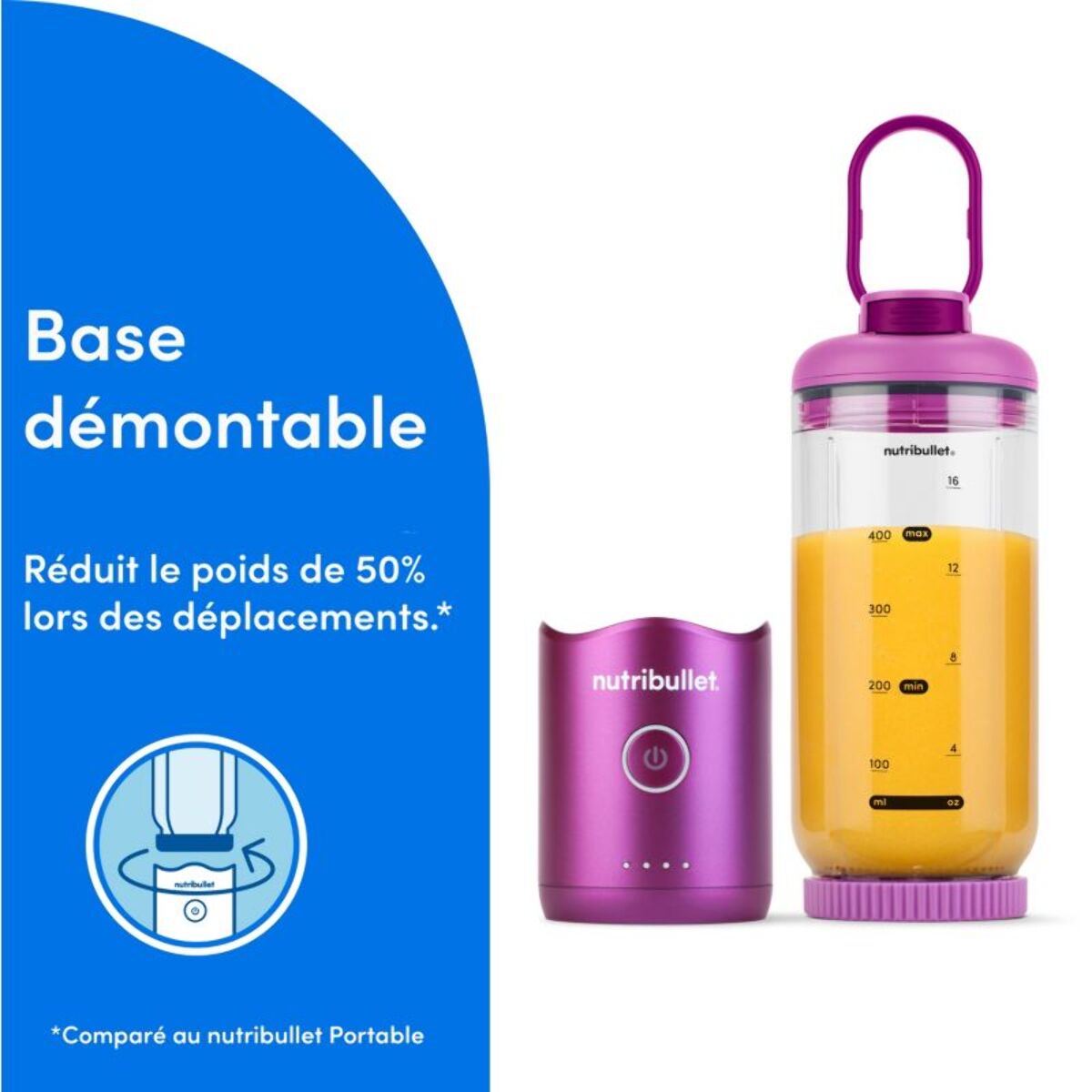 Blender NUTRIBULLET FLEX - Berry NBP013VT