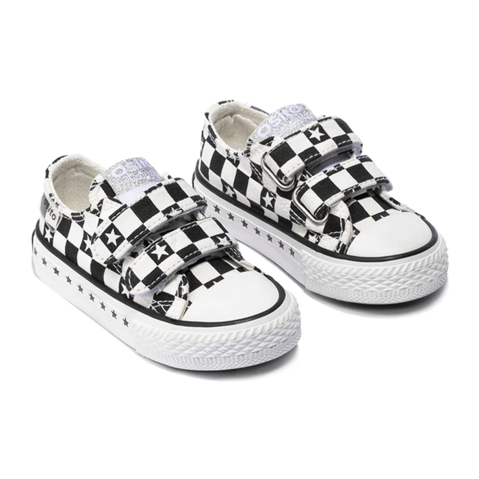 Sneakers nere in tela per bambini