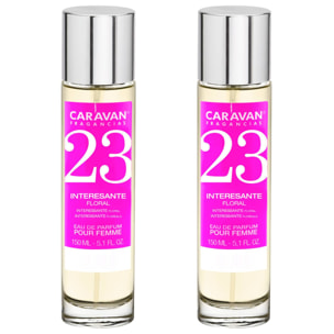 Caravan fragancias set de 2 frascos perfume de mujer nº23, de 150 ml