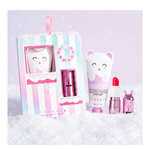 Rainbow - Coffret Crème Mains Fleur de Coton 60ml + Baume à Lèvres Sorbet Framboise