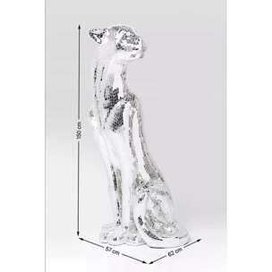 Déco panthère mosaïque XL 150cm droite Kare Design