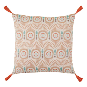 Coussin "Ikat" jacquard 50x50cm