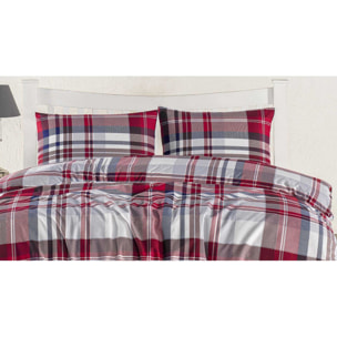 Parure housse de couette et taie(s) d'oreiller coton imprimé