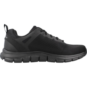 Sneakers De  Hombre Track Negro