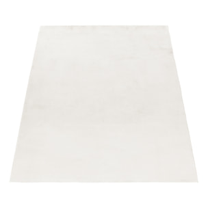 BARROW - Tapis en fausse fourrure doux uni Creme