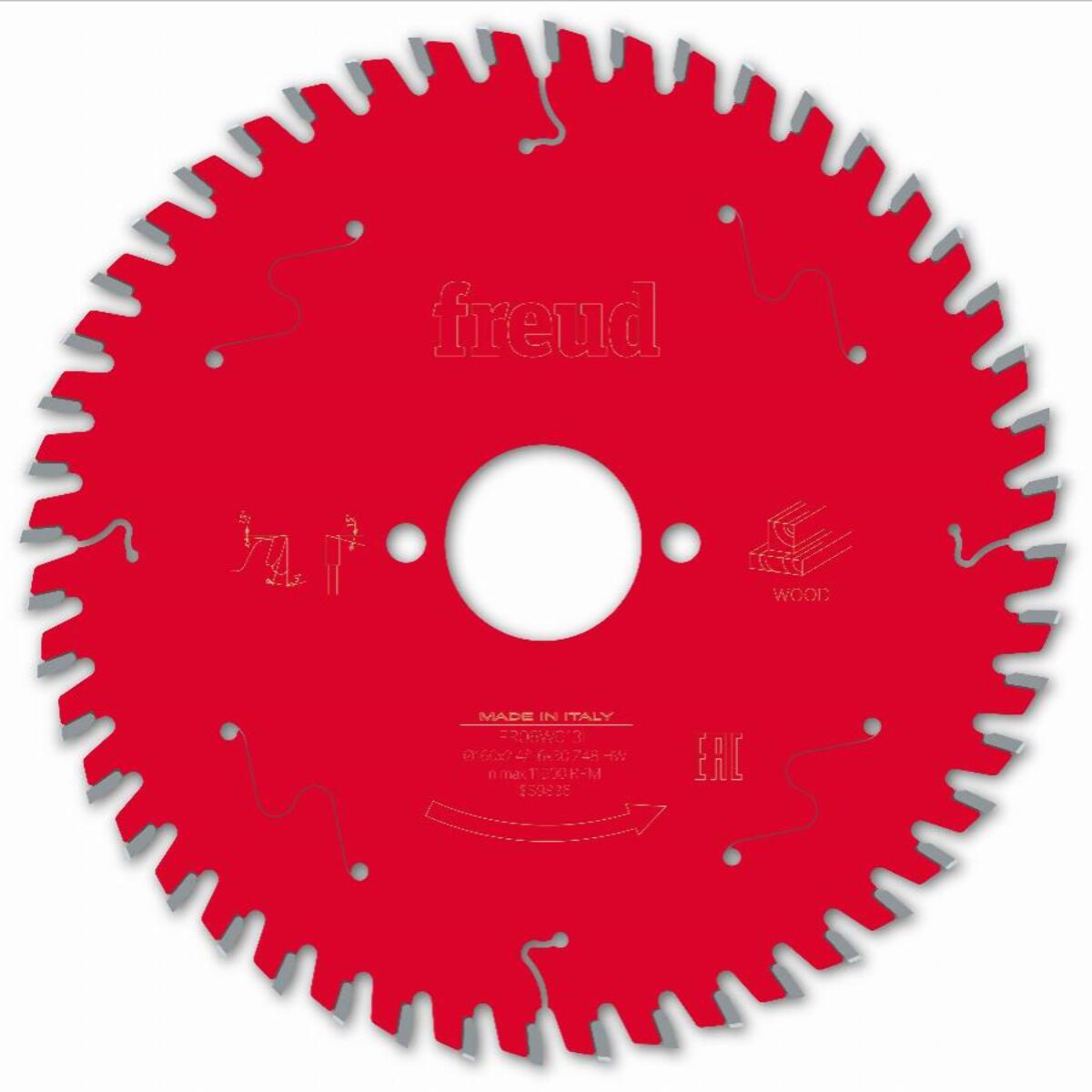 Lame pour scie circulaire portative FREUD - Ø160 2,4/1,6 AL30 Z48 BA 5° - F03FS09685 -FR06W013H