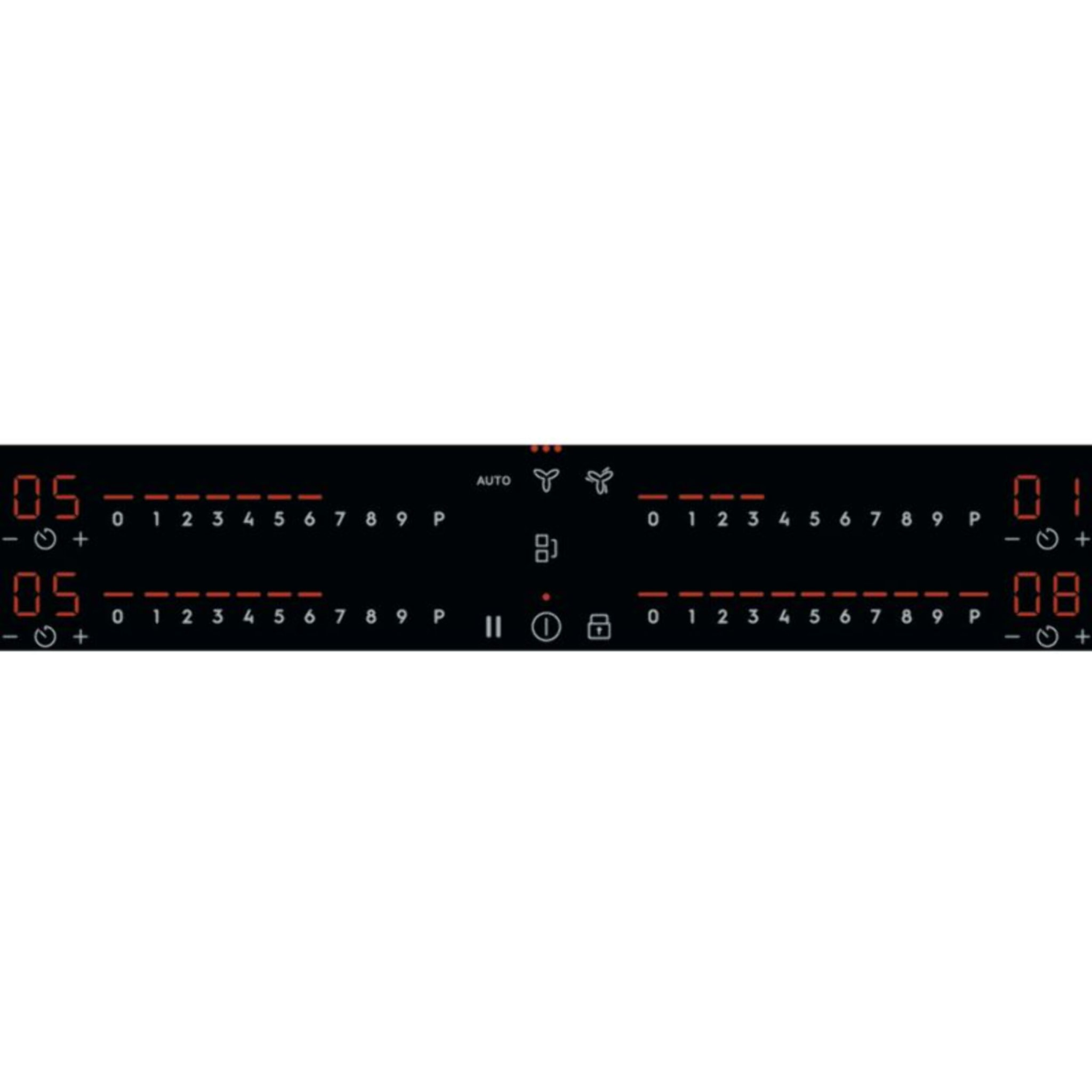 Plaque induction aspirante ELECTROLUX KCC8344 - Hotte intégrée 80cm