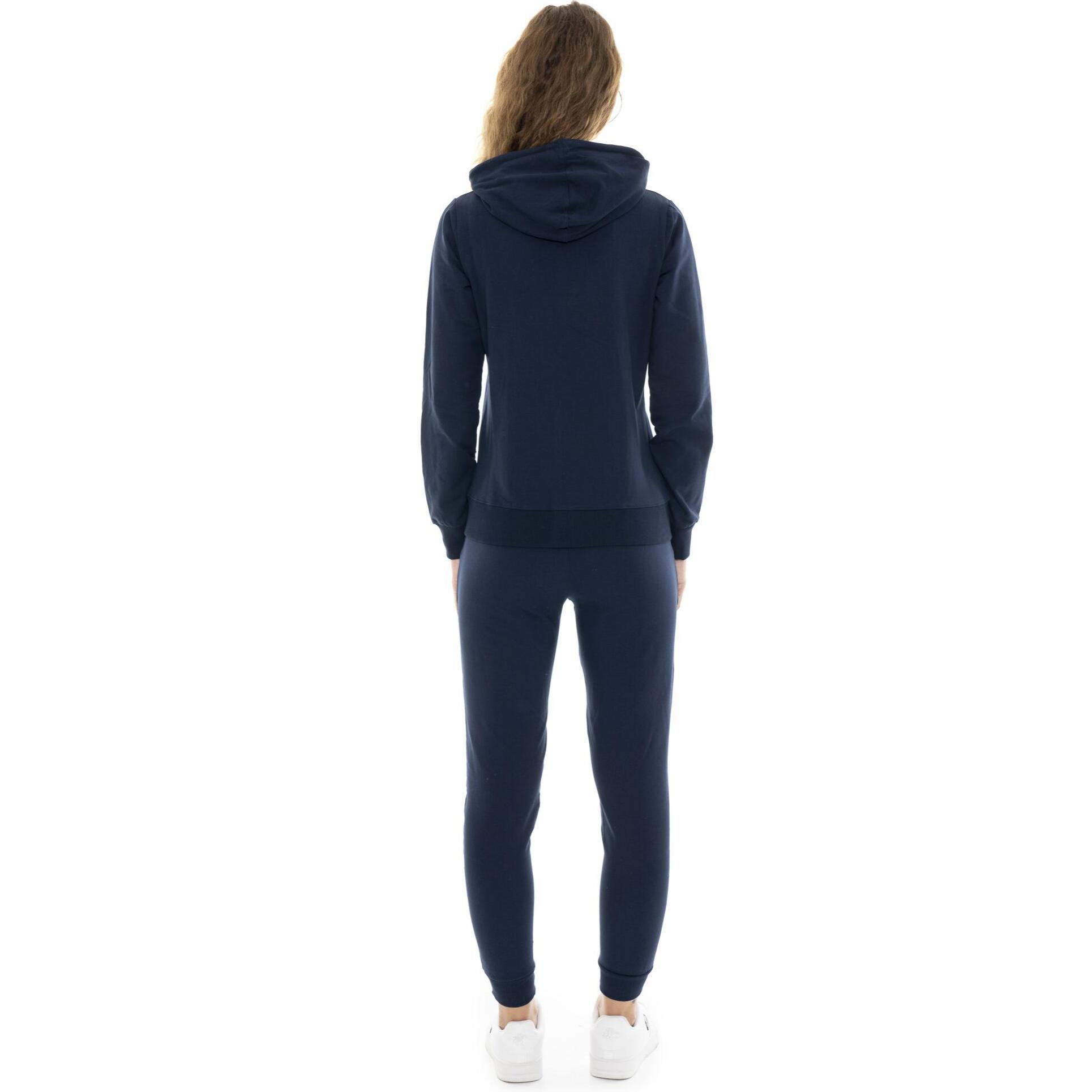 Tuta da donna invernale con cappuccio e zip 'Silver'