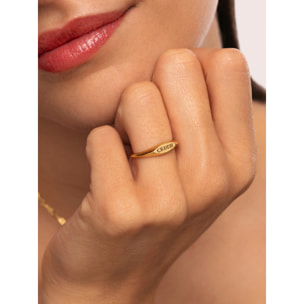 Anillo Crush Baño Oro