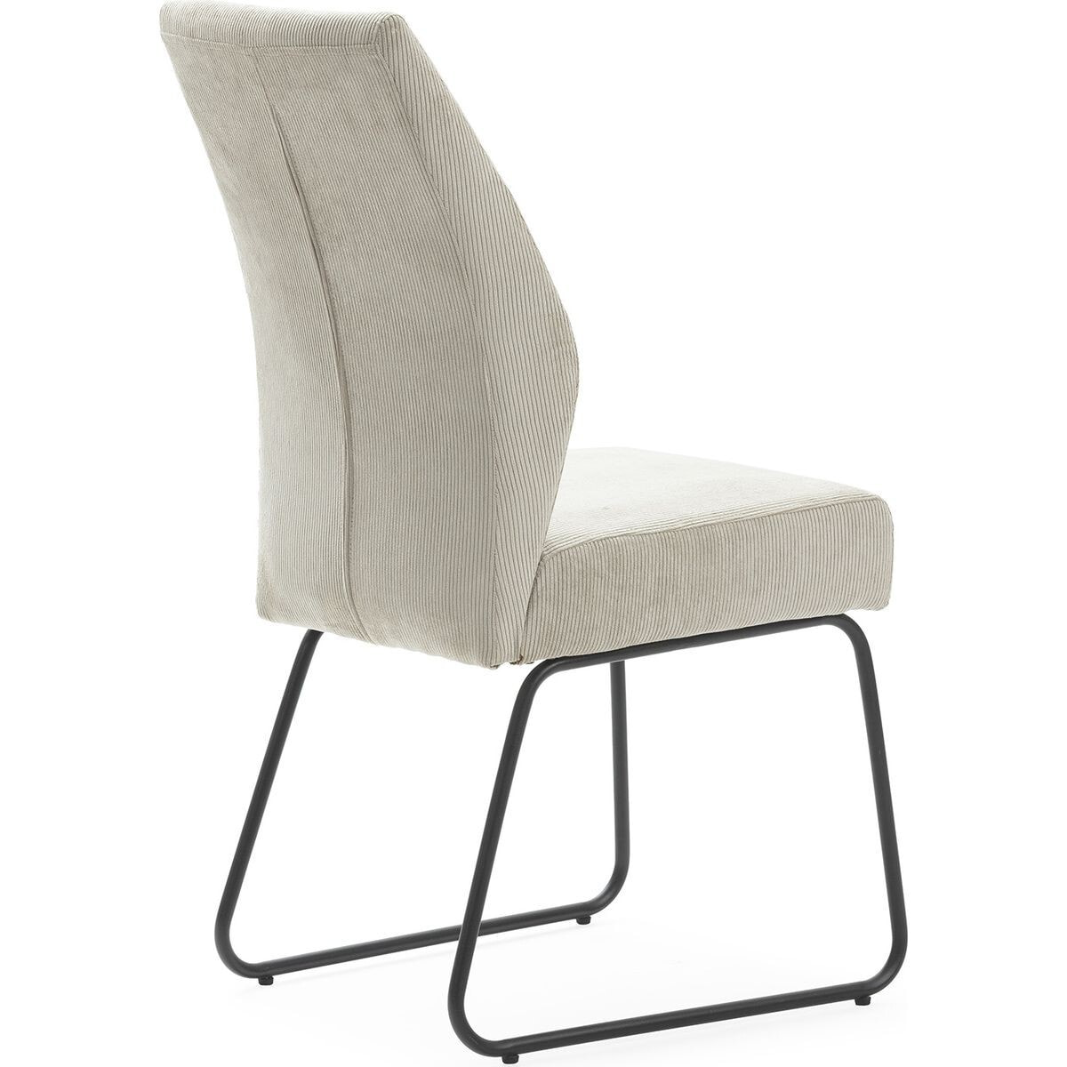 Lot de 4 chaises en velours côtelé - STUGA