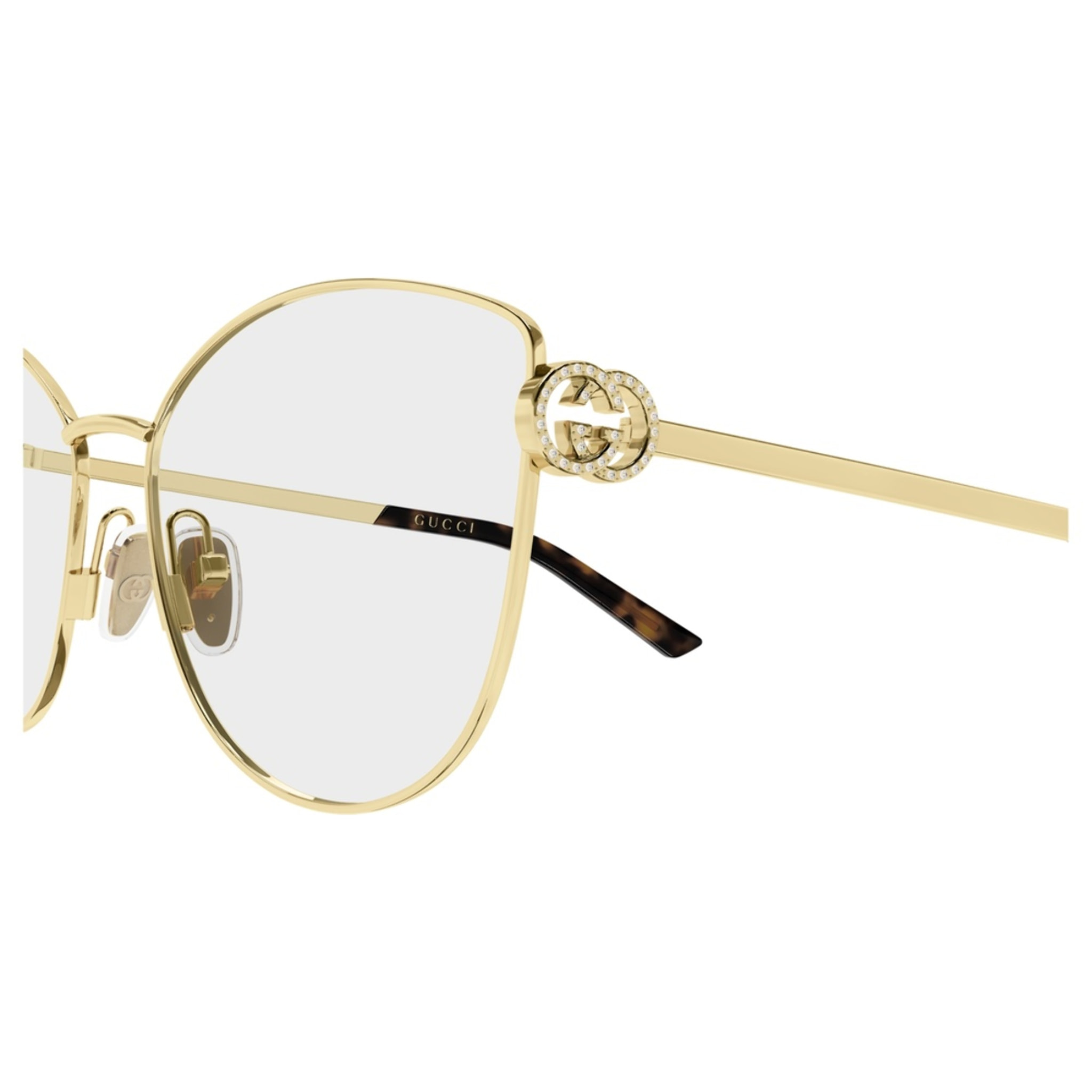 Gafas de Vista Gucci GG2049O-002 de Metal Mujer 57 mm