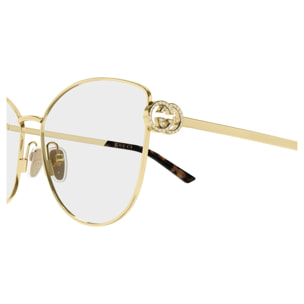 Gafas de Vista Gucci GG2049O-002 de Metal Mujer 57 mm