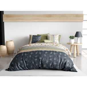 Parure Housse De Couette 3pcs 100% coton 71fils Bella