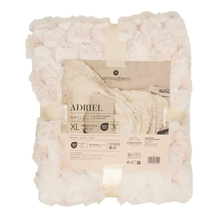 Plaid Adriel beige 230x180cm