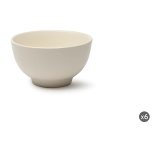 Set 6 Scodelle 14 cm Excelsa – Fashion White, Ceramica Bianco