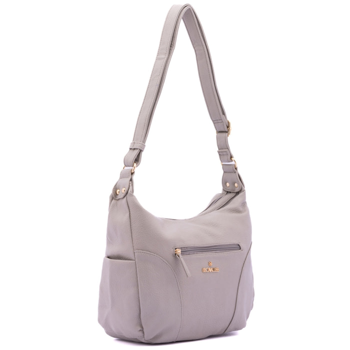 Borsa a spalla da donna - Modello False - Ecopelle - 30.0 x 21.0 x 11.0 cm