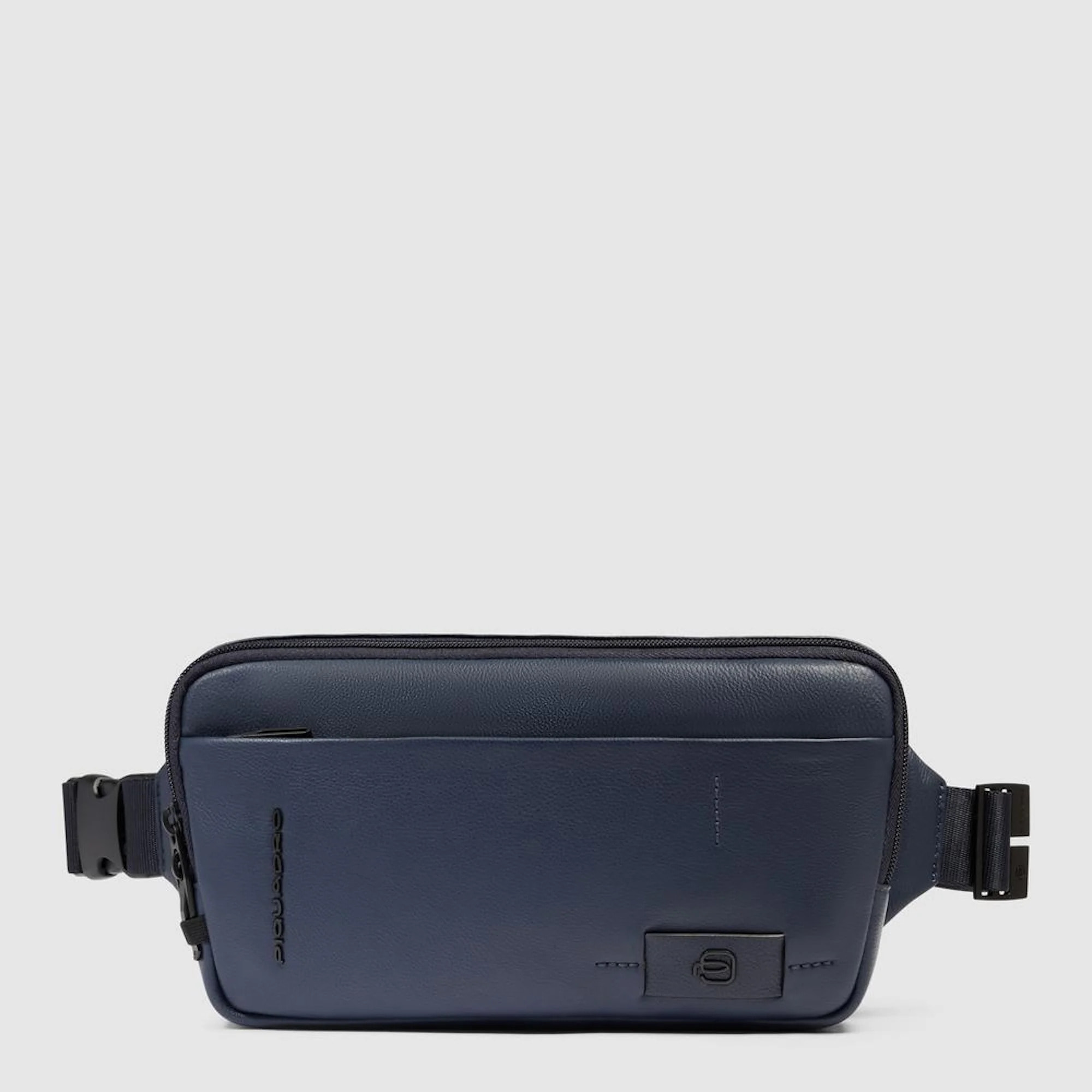 Piquadro Marsupio in pelle con sistema di sicurezza antifurto e protezione RFID