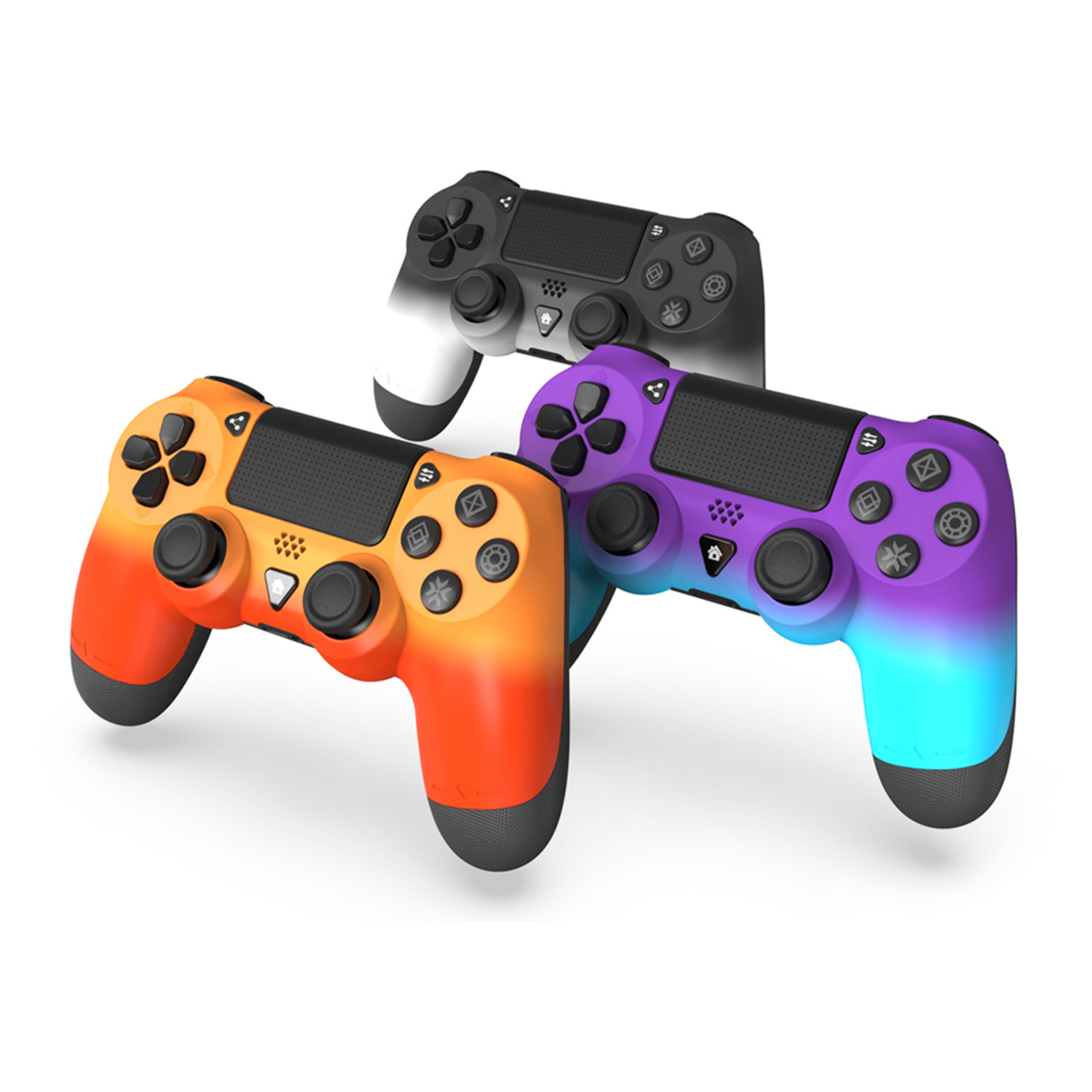 DAM Mando Dobe compatible con PS4. Funciones completas. 15,6x10,4x6,5 Cm. Color: Azul