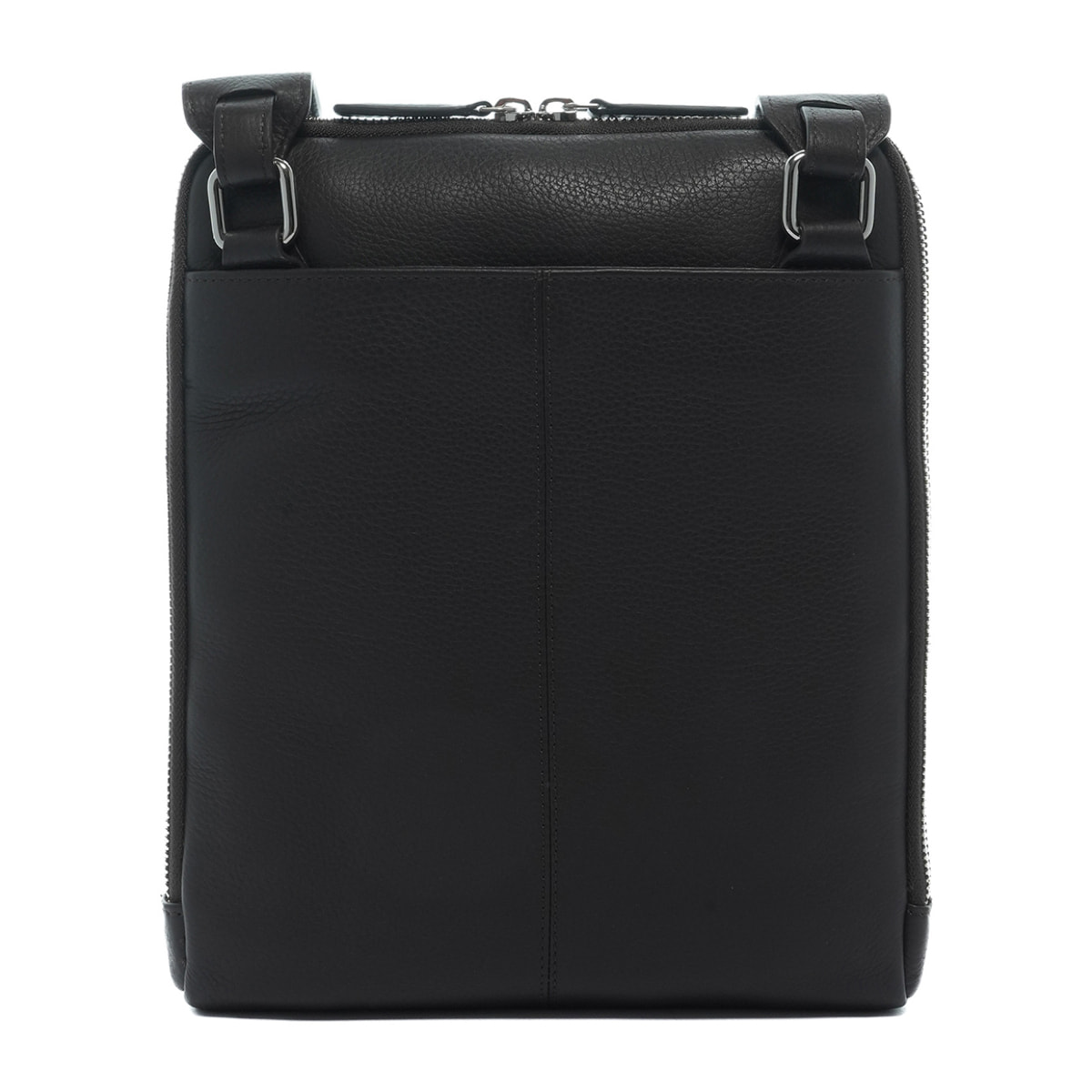 Borsa a tracolla da uomo In Vera pelle Made in Italy 24x28x4 cm