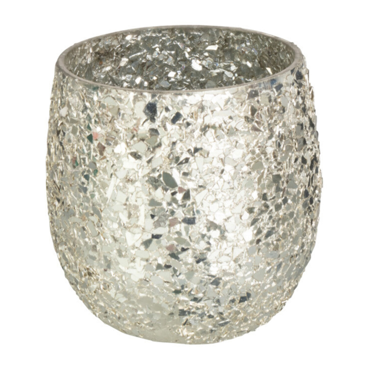 J-Line bougeoir Eclat - verre - or - small