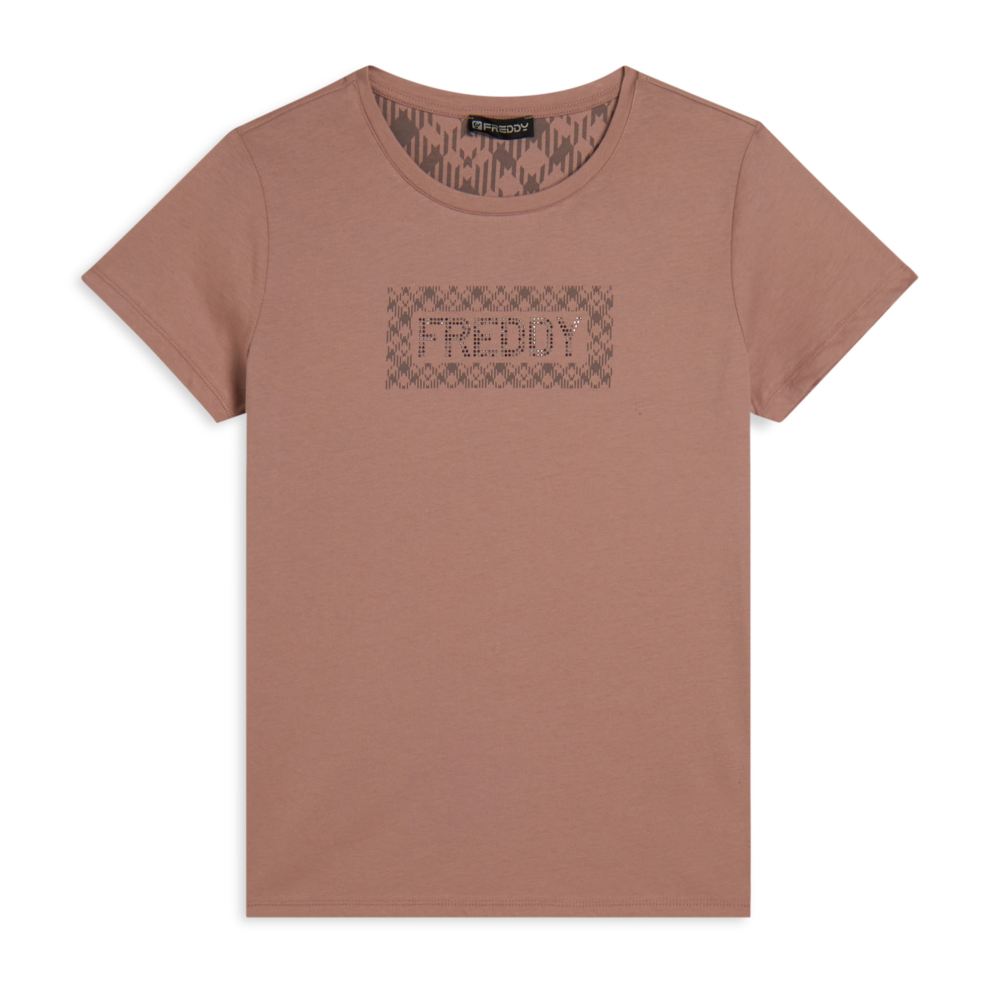 T-shirt con logo e grafica geometrica